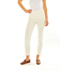 NEW SARA CAMPBELL flannel sheri pants in winter white